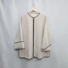 ◇ ⊆ un dix cors アンディコール 長袖 コート サイズF ホワイト系 レディース E  【1504210006689】