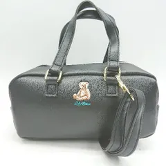 ◇ Θ LILY BROWN リリーブラウン 2way ショルダー バッグ ブラック レディース E  【1502060004398】