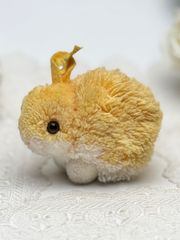 送料無料★シュタイフ★Woolen Rabbit 8cm★ぽんぽんラビット/ウサギ/兎/イエロー系★ビンテージ★Steiff