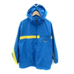 ナイキエーシージー NIKE ACG 90S アノラック パーカー ジャケット ナイロン ハーフジップ プルオーバー L 青 ブルー /SY5