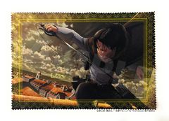 進撃の巨人 リヴァイ プリント クリーナークロス 等身イラスト B