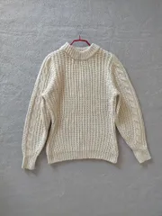 新品 ZARA　ザラ ロングスリーブニット プルオーバーざっくり M