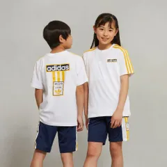 アディダスオリジナルス アディブレイク ショーツ＆Ｔシャツセット 子供用 男女児兼用 キッズ セットアップ 子供上下セット ユニセックス KNB04 IN2108 UNISEX KIDS ADIBREAK SHORTS & T-SHIRT SET INDIGO