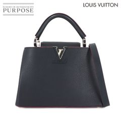 美品 ルイ ヴィトン LOUIS VUITTON カプシーヌ BB 2way ハンド ショルダー バッグ トリヨンレザー コバルト フューシャ M94517 90284937