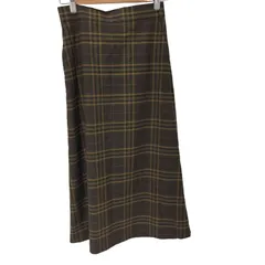 ユナイテッドアローズ UNITED ARROWS P/R チェック ロング フレアスカート W レディース JPN：38 