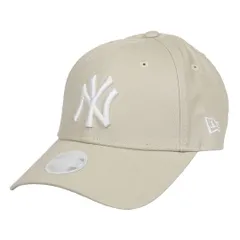 ニューエラ レディース キャップ ミニロゴ NEW ERA 9FORTY WOMEN 帽子 ブランド NY LA ロゴ メジャーリーグ ベースボールキャップ 女性 ニューヨーク・ヤンキース ベージュ