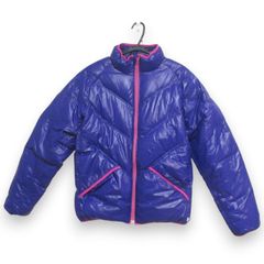 良品 STUSSY×Penfield ステューシー×ペンフィールドコラボ ショート丈 ダウンジャケット Mサイズ パープル ピンク メンズ 古着 中古 USED
