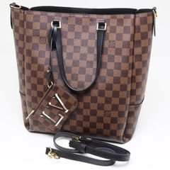 【美品】ルイヴィトン　ダミエ　ベルモントNV MM　ショルダーバッグ　エベヌ　ハンドバッグ　2Way　N60294