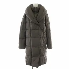 コムサデモード COMME CA DU MODE ダウンコート ロング ジップアップ スナップボタン ハイネック グレー /XKのサムネイル