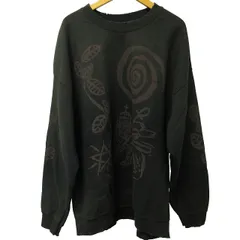 サスクワッチファブリックス SASQUATCH fabrix 23SS ETHIOPIA PRINT VINTAGE SWEATSHIRT トレーナー スウェット 23SS-CSS-004 黒 ブラック XL 1019のサムネイル