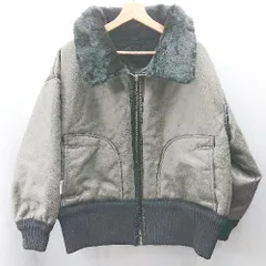 ◇ ⊇ GYDA ジェイダ EXPOSE リバーシブル エコファー 長袖 ジャケット サイズ F カーキ系 ブラック レディース E  【1502180020803】