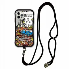 [iPhoneXS Max] スマホショルダー付 スカラー iPhoneSE 第3世代 ケース 耐衝撃 i-coronケース iPhone16 15 14 13 12 11 スマホケース アイフォン 全機種対応 スマホカバー scolar 猫 ネコ イラスト 