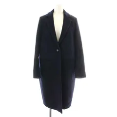 ステュディオス STUDIOUS チェスターコート ロング シングル ウール 1 S 紺 ネイビー /NW22のサムネイル