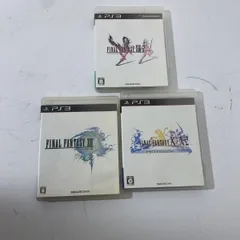 読込確認済み PS3 ファイナルファンタジー Ⅹ Ⅹ-2 ⅩⅢ ⅩⅢ-2 ソフト 3点まとめて 【送料無料】 AAA0001S6959/0820