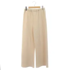 シーナリー SHENERY ダブルクロスワイドパンツ イージー ストレッチ 34  