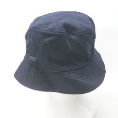 ◇ Θ オーシバル 柄入り バケット ハット ネイビー系 サイズ表記なし レディース メンズ E  【1507160032470】