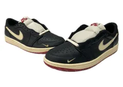 ナイキ NIKE 25年製 × NIGEL SYLVESTER ナイジェル シルベスター AIR JORDAN 1 LOW OG NITRO BETTER WITH TIME エア ジョーダン ロー ベター ウィズ タイム 白 黒 ブラック 104S-971