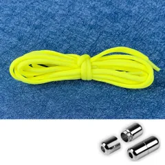 ☆ ネオンイエロー ☆ 結ばない 靴ひも kshoes209 靴紐 結ばない 靴ひも シューレース おしゃれ くつひも 紐ヒモ キッズ 大人 スニーカー ゴムくつ紐 子ども 子供 ほどけない ほどけにくい シューズ 靴アクセサリー 便利 グッズ 雑貨