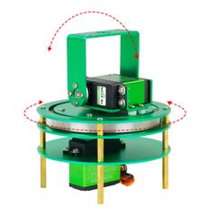 2DOF サーボ回転PTZ,デジタルサーボ付き,リモートコントローラー,金属デジタル舵コントローラー,サーボコントローラー (2DOF metal servo)