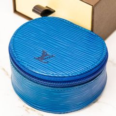 ルイヴィトン エクランビジュー8 エピ トレド ブルー M48215 小物入れ ジュエリーケース 箱付き LOUIS VUITTON