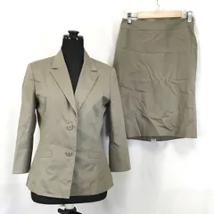 プロポーションボディドレッシング★スカートスーツ/上下セットアップ【サイズ3/156-162cm/ベージュ】◆BG714