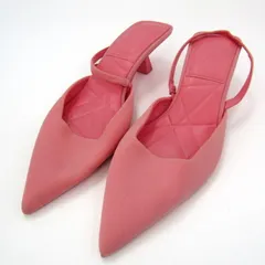 ザラ ミュール ポインテッドトゥ サンダル 靴 レディース 39サイズ ピンク ZARA 【中古】