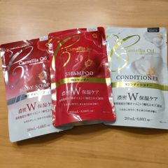 ダイソー　椿　シャンプー、ボディソープ、コンディショナー　まとめ売り　詰替え用　新品　即日　匿名