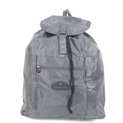 サムソナイト パッカブル リュックサック 未使用 収納可 デイパック 鞄 旅行 ブランド メンズ グレー Samsonite