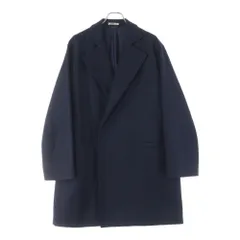AURALEE (オーラリー) 18AW Light Melton Over Coat ウール ロング ジャケット コート ネイビーのサムネイル