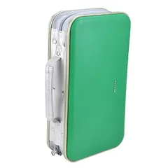 【人気商品】容量 メディアケースストレージホルダーオーガナイザーウォレット、96 Blu-ray ケース DVD (緑) DVD ディスクホルダー CD ストレージハードシェル 容量高耐久頑丈 96 BEYLEG