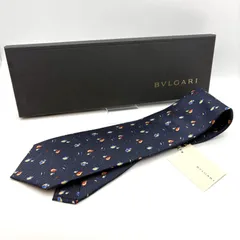 2025年最新】ブルガリ ネクタイ ネイビーの人気アイテム - メルカリ