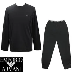 新品 エンポリオ アルマーニ メンズ パジャマ 上下セット ルームウェア ラウンジウェア アンダーウェア 111789 4F720 23820