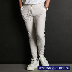 【RESOUND CLOTHING 】EDGE NYLON PT - GREY / ナイロン イージパンツ / BASIC-ST-014【メンズ】【送料無料】