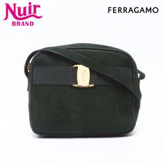Salvatore Ferragamo サルヴァトーレフェラガモ ショルダーバッグ ヴァラ スエード
