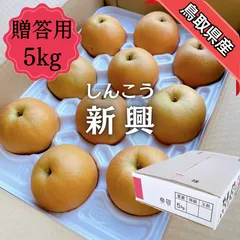 梨 鳥取県産】新興 贈答用5㎏ - じょーちゃんの梨SHOP - メルカリ