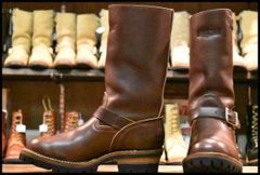 【7D 良品 06年】WESCO ウエスコ カスタムボス ブラウン 茶 11インチハイト ビブラム100シングル ブーツ BOSS HOPESMORE【FG178】のサムネイル