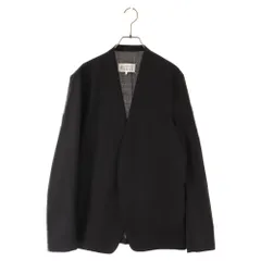 Martin Margiela (マルタンマルジェラ) 22SS No Collar Jacket ノーカラージャケット S50BN0447 ブラックのサムネイル