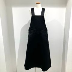 RJ-A006 コムデギャルソン コムデギャルソン COMME des GARCONS COMME des GARCONS エステルサテン サロペットスカート 黒 Sサイズ 2022年A/W