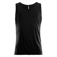 ACLIMA メンズ LIGHTWOOL 140 SINGLET / Jet Black - Mサイズ