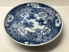 e2239 古伊万里 色絵 大皿 径41cm 古伊万里大皿 - アンティークマーケット吹上 通販サイト