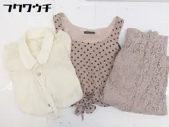 ◇ 《 INGNI イング まとめ売り3点セット サイズM＆F シャツ スカート ワンピース レディース 》  【1106160007695】