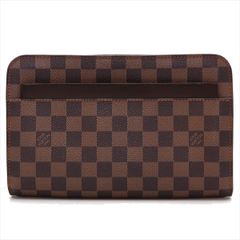 ルイヴィトン Louis Vuitton セカンドバッグ ダミエ サンルイ メンズ ブラウン エベヌ N51993【中古】