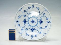 ロイヤル・コペンハーゲン ブルーフルーテッド プレイン プレート 19cm