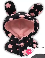 【中古】キーホルダー・マスコット(キャラクター) 夜桜うさぎ 「桜ねこさんと桜うさぎさんのケープ」