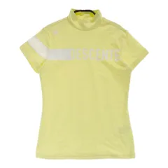 サイズ：M DESCENTE GOLF デサントゴルフ  ハイネック半袖Tシャツ  イエロー系 [240101423429] ゴルフウェア レディース ストスト サイズ：M DESCENTE GOLF デサントゴルフ ハイネック半袖Tシャツ