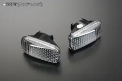 ネコポス発送 ホンダ 汎用 バルブタイプ サイドマーカー 純正交換式 クリアレンズ or スモークレンズ　JF1/2 N-BOX/JJ1/2 N-VAN/JW5 S660/JC1/2/JB5/JB6/JB7/JB8 ライフ/他