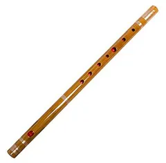 横笛250篠笛　6本調子　中古品 篠笛(しの笛)横笛 獅子田 竹渓 無地 6穴 8本調子 お囃子調
