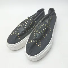 ◇ Θ CONVERSE コンバース スタッズデザイン スニーカー サイズ37 ブラック系 レディース E  【1503310013757】のサムネイル