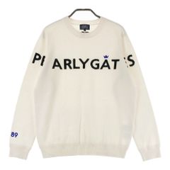 PEARLY GATES - ２点　パーリーゲイツ カシミヤ混 クールネックボーダーニット サイズL (5)白 453 パーリーゲイツ 定価33,000円 カシミヤ100％ ニット 白 2 L