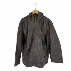USED(ユーズドフルギ) レザーフーデッドジップアップブルゾン メンズ